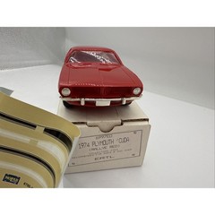 1974 Plymouth Cuda ERTL Promo Model Car In the original Box Rallye Red
