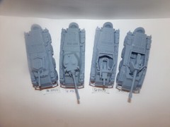 SdKfz 234 variants (1:100 to 1:48 scales)