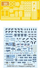 ZIMI Model 80160 1/48 U.S.Weapon Loading Cart Model(NO Missiles & Bombs Included