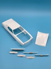 1971 – 1973 Ford Mustang Coupe 1/25th Scale Resin Cast Model Kit Cast By RCRC