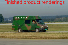 1/700/400/350/200 Air Force Aircraft Ammunition Transport Vehicle Unpainted