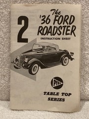 1936 Ford Roadster – 1:32 Scale Model Kit – Vintage PYRO Item #C288-50