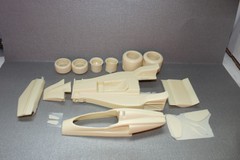 SILVER CITY MODELS 1976 1/25TH PENSKE PC4 F1 TRANS KIT, INDY RESIN, USAC, CART