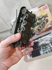 Academy Hobby Model Kits 1/35 Scale U S M3A1 Stuart Light Tank 1398 NEARLY BUILT