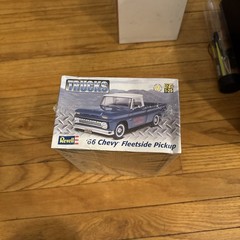 Revell 1/25 Scale Model Kit 66 Chevy Fleetside Pickup Brand New Sealed