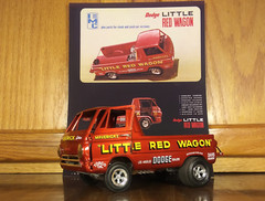 IMC DODGE LITTLE RED WAGON WHEELSTANDER KIT Dealer Sell Sheet Reprint.