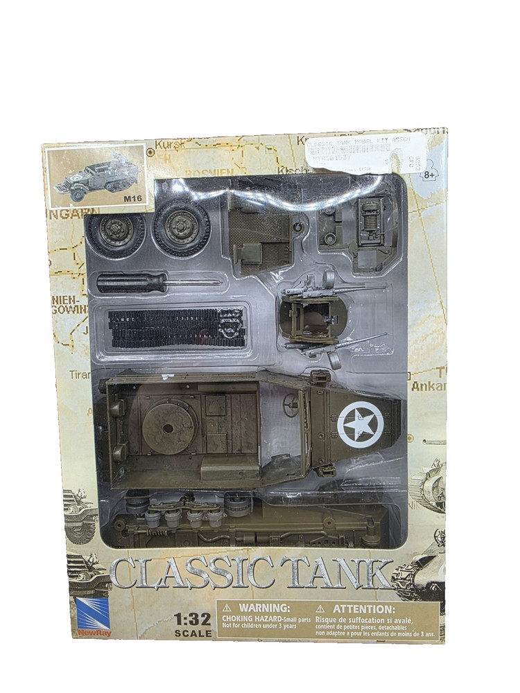 NewRay Classic Tank Series 1:32 scale M16 Military Tank Vehicle New 2011