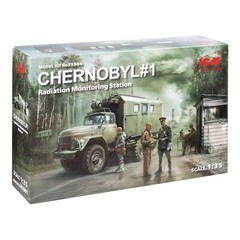 ICM 35901 Plastic model kit Scale 1:35 Chernobyl#1. Radiation Monitoring Station