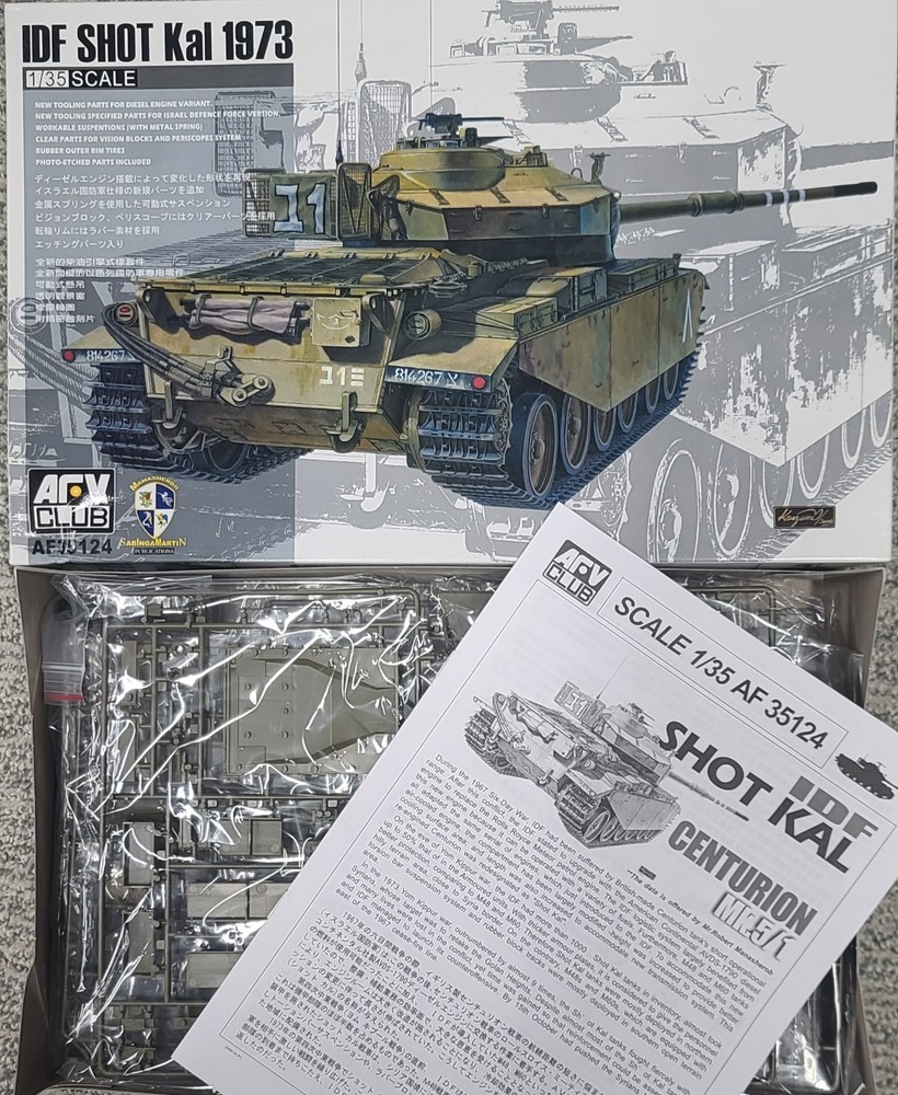 AFV Club AF35124 1/35 Scale IDF Shot Kal 1973 TANK MODEL 2019 NEW