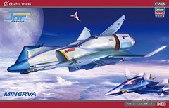 Hasegawa Creator Works Series Crusher Joe Minerva 1/400 scale color-coded [2ey]
