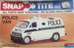 SNAPTITE Police Van 1976 NOS NIB Sealed