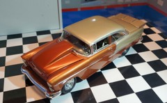 Resin Rear Spoiler & Outlaw Hood Combo for ’55 Chevy Bel Air Sedan 1/25.