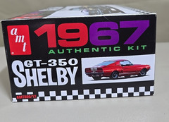 AMT 1:25 1967 Shelby Mustang GT-350 Model Car Kit 2021 New Open Box Sealed Parts