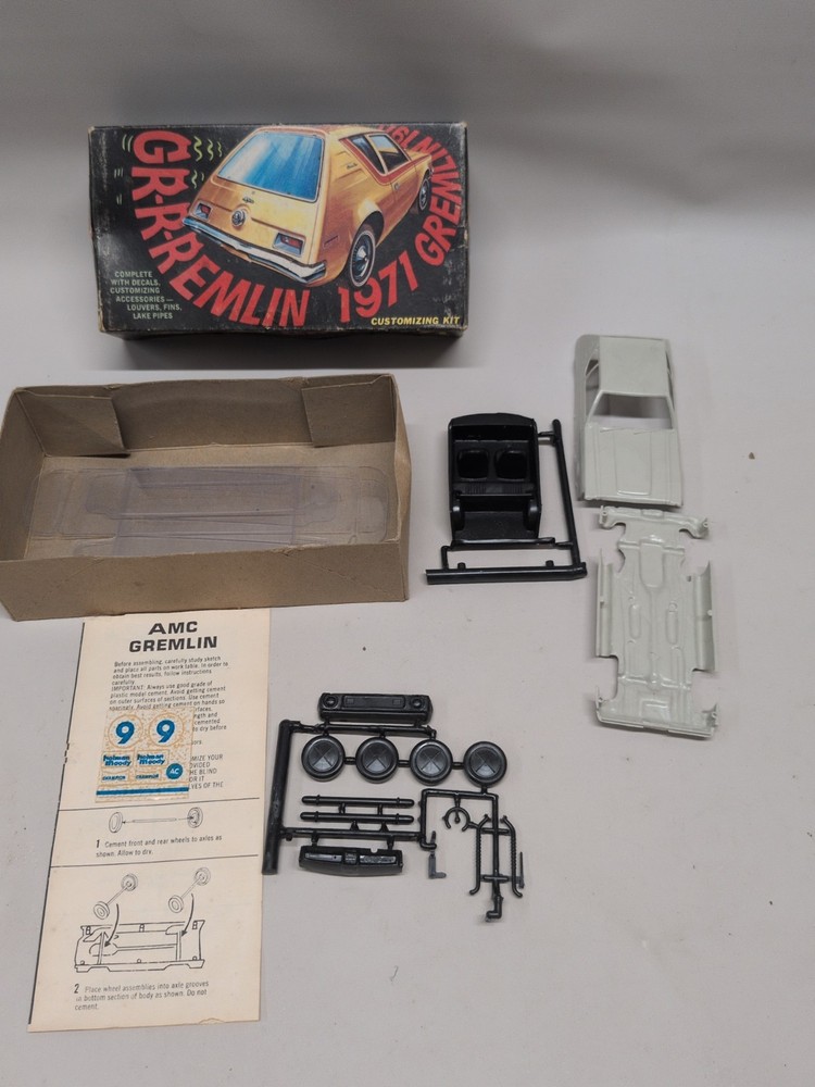 Palmer Model Kit 181 1971 AMC Gremlin GRRREMLIN Vintage Rare