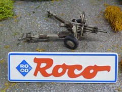 Roco Minitanks 1/87 Painted WWII US M-2 105mm Field Howitzer Lot#9652B©
