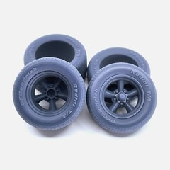 1/24 Resin 15 inch Torq Thrust D Wheels, BFGoodrich Radial T/A Tires, and Brakes