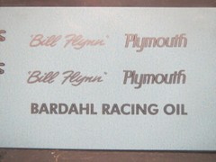Yankee Peddler 66′ Cuda 1/25th Decal from Fremont Racing Specialties
