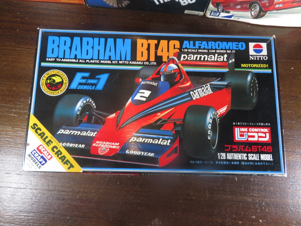 Nitto Brabham BT-46 Alfarmeo Sealed Inside 1/28