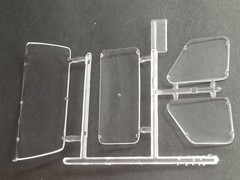 1977 Ford Van WINDOWS from AMT 1:25 Model Kit 77 Econoline