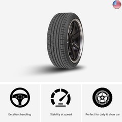 Accelera Phi-R All-Season Passenger Car High Performance Radial Tire-205/50R15