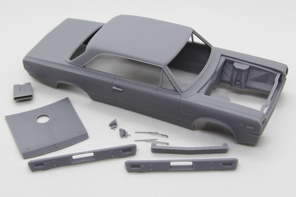 1/25 3D print resin kit AMC Hurst SC/Rambler 1969 full set with engine decals