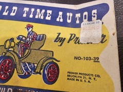 Premier’s Vintage Old Time Autos Ford Model T 1900 Model Kit #103-39 Made In USA