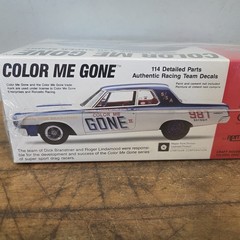 NEW! Sealed! Lindberg Color Me Gone 1964 Dodge 330 Super Stock Model Car Kit