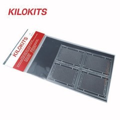 KILOKITS 4 Sheets 1/72 Chain Link Fencing Kit Etching Military WWII Wargaming
