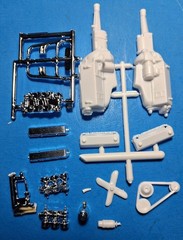 SMALL BLOCK FORD V8 ENGINE PARTS 30 WOODY STREET ROD – REVELL MODEL CAR KIT LOT