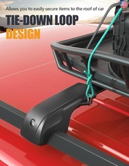 KINGGERI 300lbs Lockable Roof Rack Cross Bars Compatible with Chevy Chevrolet