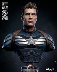 Captain America Avengers Bust model kit unassembled unpainted see Description