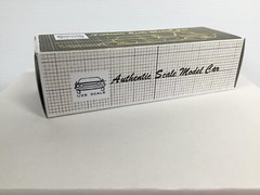 New 1963 Chevy Impala Promo Model REPLICA BOX ONLY..NO CAR Black