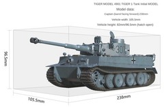 Tiger 4901 1/35 Sd.Kfz.181 TIGER I 1942-1945 EARLY WW2 GERMAN HEAVY TANK