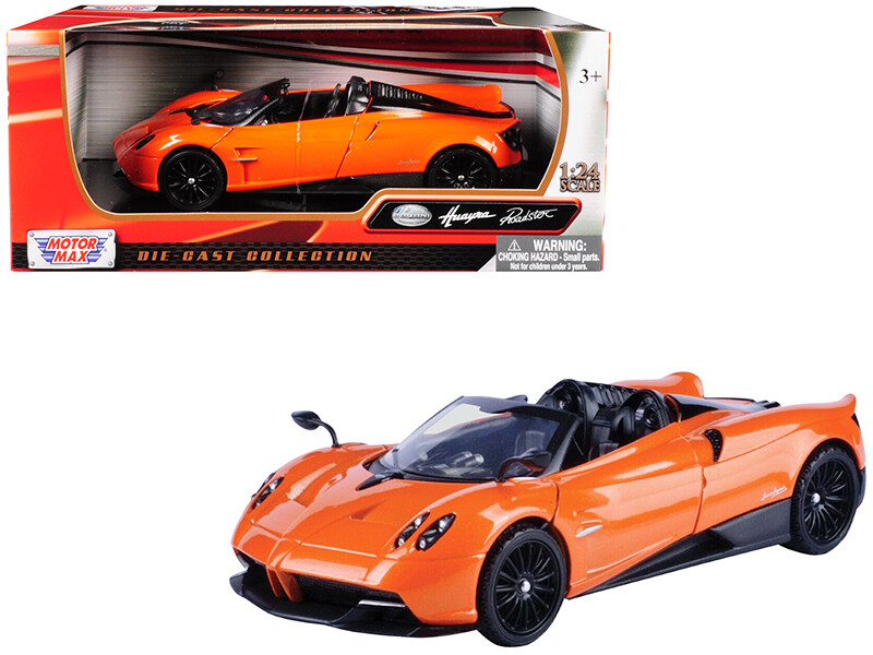 Motormax 79354OR Pagani Huayra Roadster Orange 1/24 Diecast Model Car