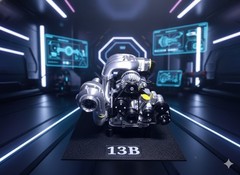 MAZDA 13B Engine Model 3D Printed Vroom Vroom Model Vroom Vroom