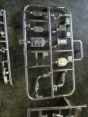 MPC Cosmic Charger 1:25 Scale Parts Blown Hemi engine Parts STK V57