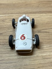 VTG 1959 Strombecker Mercedes Benz Electric Powered Racing Cars 1/24 w/ box ++