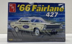 AMT ’66 Ford Fairlane 427 Plastic Model Kit 1:25 Scale Round 2 Sealed New