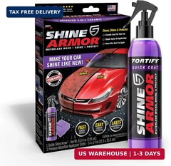 SHINE ARMOR Fortify Quick Coat High Performance Ceramic Coating, Car Wax Spray,
