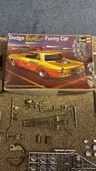 REVELL 1/25 62 DODGE REVELLION FUNNY CAR MODEL KIT UNBUILT H-1265:200 1967 ISSUE