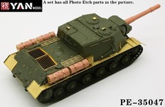 1/35 Russian JSU-152 Self-propelled Gun Photo-etched Upgrade Kit fr Tamiya 35303