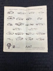 AMT 1925 Model T Ford Trophy 3 in 1 Customizing Instructions Original Manual