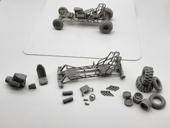 Mud Dragster 4×4 Fully Detailed 1/25 Scale Model Kit