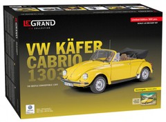 Le Grand #LE100 1/8 VW Volkswagen Beetle yellow Cabrio metal kit by LeGrand