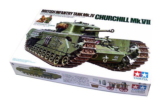 Tamiya Military Model 1/35 CHURCHILL Mk.VII British Infantry Tank Mk.IV 35210