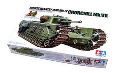 Tamiya Military Model 1/35 CHURCHILL Mk.VII British Infantry Tank Mk.IV 35210