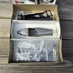 VTG BBurago Bugatti Type 59 /1934 Grand Prix Diecast Model Kit Unbuilt 1/18