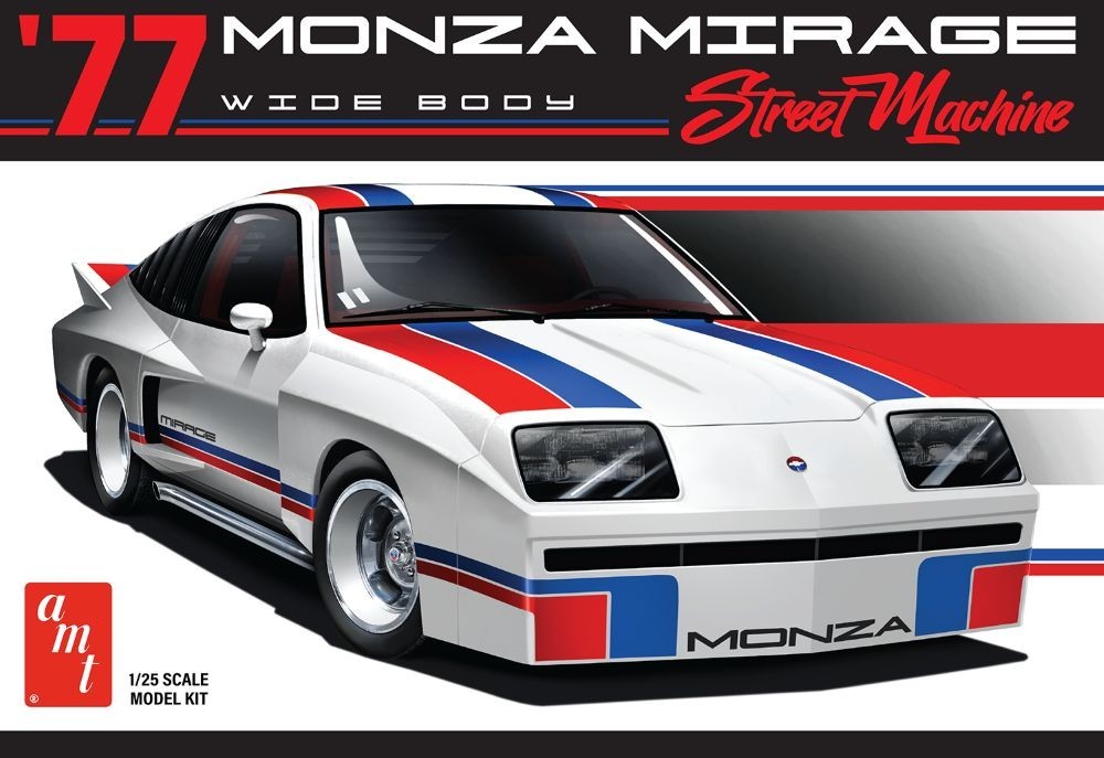 AMT 1/25 1977 Chevy Monza Mirage Wide Body Street Machine Model Kit AMT1547-NEW
