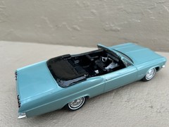 1965 Chevy Impala SS Convertible Dealer Promo Model Car Turquoise Read