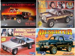 1984 GMC Pickup FRONT & REAR AXLE / SPRINGS from SUNDOWNER MPC 1:25 Model Kit 84